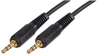 PSG00058 - 3.5mm Stereo Jack Plug to Plug Lead, 2m Black