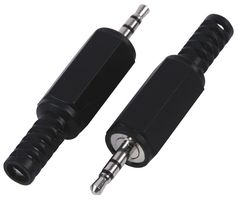 PSG01492 - Plug, 2.5 Jack, Stereo, 2 Pack
