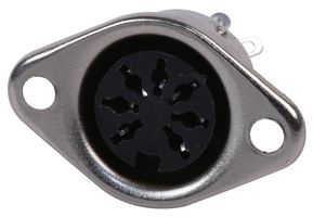 PSG01562 - Socket, DIN, Panel, 7 Pin, 5 Pack