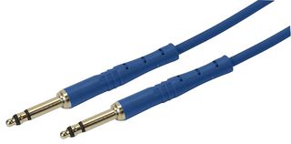 NRA-TT 1FT-BLUE - Bantam (TT) 4.4mm Male to Male Patch Lead 1ft (0.3m) Blue