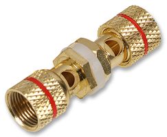 PSG03024 - Binding Post, Gold, Red