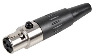 PLS00218 - Mini-XLR Socket, In Line, 4 Pin