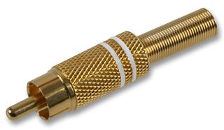 PSG03775 - Phono Plug, Gold, White, 5-6mm
