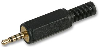 PSG03574 - 2.5mm Jack Plug, 4 Pole, Gold