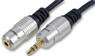 PSG03702 - 3.5mm Stereo Jack Plug to 3.5mm Stereo Jack Socket Lead, 10m Black