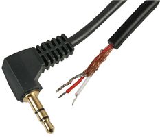 PSG03700 - 3.5mm Stereo Jack Plug to Free Bare Ends Lead, 2m Black