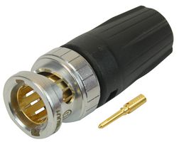 NBNC75BRU11 - 75 ohm BNC rearTWIST HD Plug - For up to 7.3mm Cable