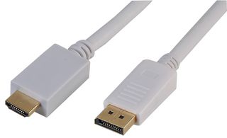 PSG04050 - DisplayPort Male to HDMI Male Lead, 0.5m White