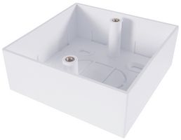 90-0101 - 1-Gang Moulded Back Box White