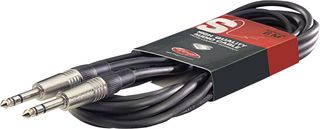 SAC6PSDL - 6.35mm (1/4") Jack Lead Male to Male, 6m Black