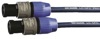 102-671-363 - 2-Pole Speakon NL2FX Lead 15m - 2x 2.5mm Blue Series Studio Grade