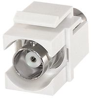 KBNC50WH - BNC 50ohm Keystone Coupler, White