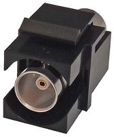 KBNC1275BK - BNC 75ohm Ultra HD 12GHz Keystone Coupler, Black