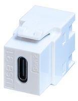 KCUCCWH - USB-C Female to Female Keystone Coupler, White