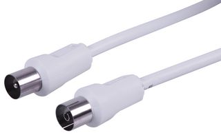 PSG09000 - TV Aerial Lead, Plug to Socket, 4m, White