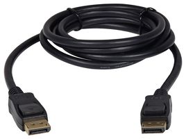 122.428UK - 4K DisplayPort 1.2a Male to Male Lead, 1.8m Black