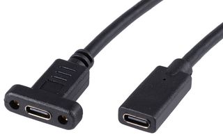 PSG3553 - USB-C Female to USB-C Female Panel Mount USB 3.0 Lead, 200mm