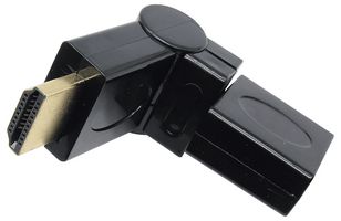 PROHDAPSWL - HDMI Female to Male Dual Swivel Adaptor