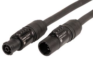 NKPH04-A2A1-M0100 - PowerCON TRUE1 Plug to PowerCON TRUE1 Socket Lead, 1m