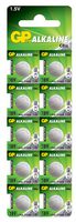 GPPBA189F007 - 189 LR54 1.5V Alkaline Button Cell Batteries, 10 Pack