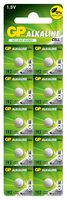 GPPBA192F005 - 192 LR41 1.5V Alkaline Button Cell Batteries, 10 Pack