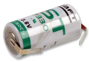 LST17330CNR - 2/3A 3.6V Lithium Thionyl Chloride Battery, Solder Tags