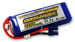 2647 - Supersport Pro 2200mAh 3S 11.1V 35C LiPo Battery with EC3 Connector