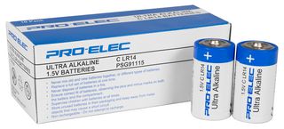 PSG91115 - C Ultra Alkaline Batteries, 10 Pack