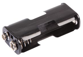 MP000312 - 2x AA Battery Holder Coil Spring Contact, Snap Fit