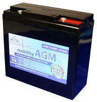AGM-22-MOB - AGM Mobility 12V 22Ah Maintenance Free SLA Battery