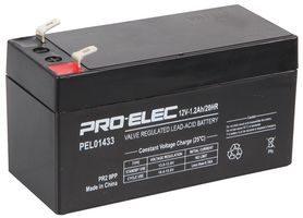 PEL01433 - 1.2Ah 12V AGM Lead Acid Battery