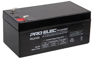 PEL01435 - 3.2Ah 12V AGM Lead Acid Battery