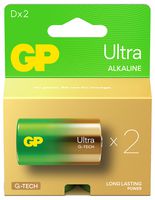 GPPCA13AU086 - Ultra Alkaline D Batteries, 2 Pack