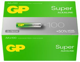 GPPCA15AS657 (100PK) - Super Alkaline AA Batteries, 100 Pack