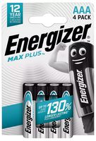E301321400 - AAA Alkaline Max Plus Batteries, 4 Pack