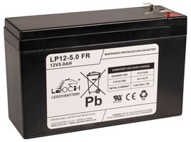 LP12-50FR - LP Series General Purpose 12V 5Ah Maintenance-Free SLA Battery