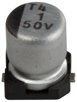 UWX1H010MCL1GB - SMD Aluminium Electrolytic Capacitor, Radial Can - SMD, 1 uF, 50 V, 2000 hours @ 85°C, Polar