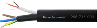 268-715-000 - Ambicore Tour Grade Power & Signal Multicore Cable 15A 3 x 1.5mm, Per Metre