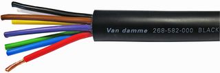 268-582-000 - Black Series Tour Grade Speaker Cable 8x 2.5mm Multicore, Per Metre