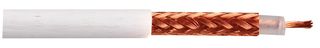490021-WHT-100 - URM70 75 Ohm Coaxial Cable White PVC 100m Reel