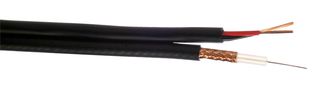 510026-BLK-100 - Cable, Coax Cabnex RG59U + 2 Core 100m Black