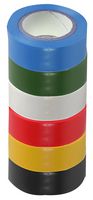 SH5005-6MPK - Insulation Tape 19mm x 8m (6 Colours) 6 Pack