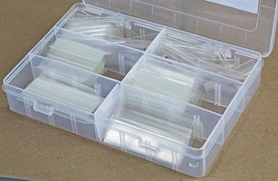 HSKIT2:1CLEAR - 2:1 Heat Shrink Kit 3.2-12.7mm Dia. 50-70mm 180 Clear Sleeves