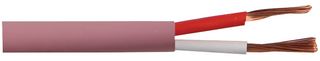 PP01396 - 1.5m² Loudspeaker Cable LSHF 2 Core Pink 50m Reel