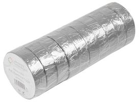 AIT1933GREY - PVC Insulation Tape 19mm x 33m Grey 10 Pack
