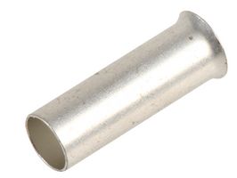 AUCE6.0-12 100 - Uninsulated Wire Ferrules, 6mm, 12mm Length, Pack of 100