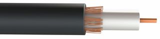 A0004APE100 - RG59U PE Jacket Coaxial Cable 20 AWG Black 100m