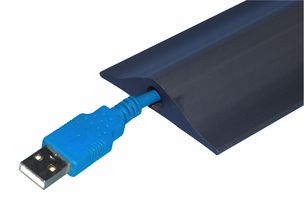 MICB3 - Micro Cable Protector 7.5mm Hole Black 3m