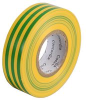 AIT1933G/Y SINGLE - PVC Insulation Tape 19mm x 33m Green / Yellow