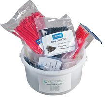 ACTKIT2-600 - 600x Nylon Cable Ties Kit, Multicoloured